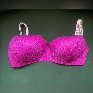 Victoria's Secret Purple Lace Bra Full Coverage - 36DDD